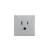 Toma De Corriente Std.americano 2 Mod - Clara Bticino  Ref Hc4128s